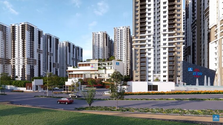 Exterior View, aparna-sarovar-zicon 3 Bedroom 1740 Sq.Ft. Apartment In Nallagandla Hyderabad 10003139