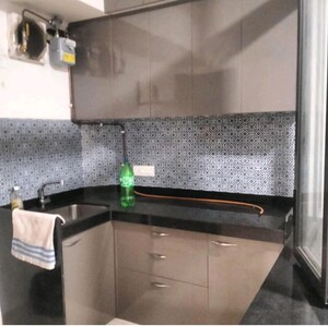 Kitchen in 1 BHK Apartment at Lodha Crown Quality Homes, Majiwada – for Rent