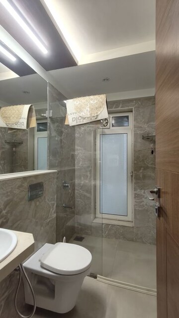 Bathroom in 2.5 BHK Apartment at Kabra Centroid, Santacruz East – for Rent