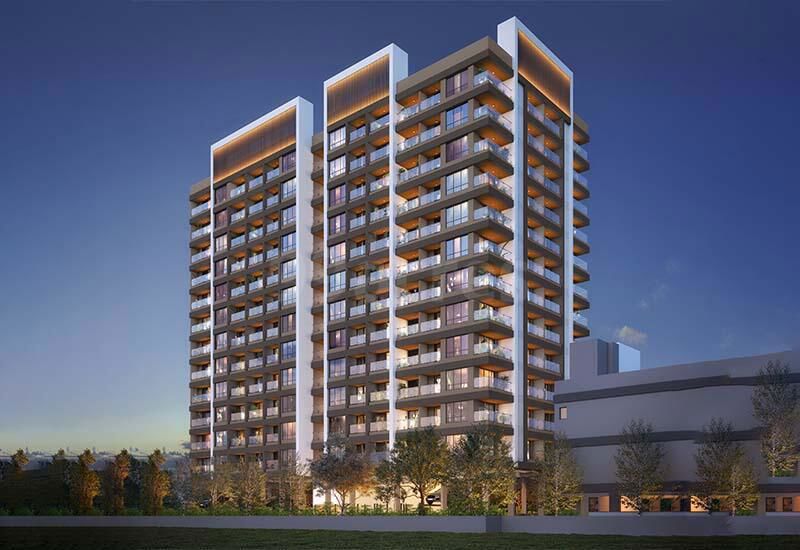 2 BHK 800 Sq.Ft. Apartment in Kakkad Kailash Kutir