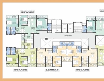 Floor Plan in 2 BHK Apartment at Kakkad Kailash Kutir, Wanwadi – for Sale