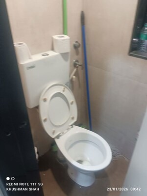 Bathroom in  Office Space at Vashi Sector 30a – for Rent