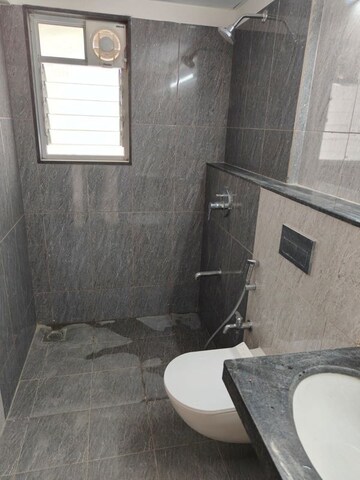 Bathroom in Studio Apartment at Gera World of Joy, Kharadi – for Rent