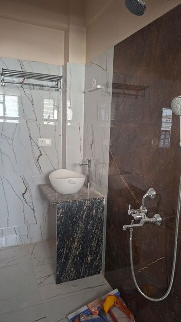 Bathroom in 3 BHK Apartment at New Town – for Sale