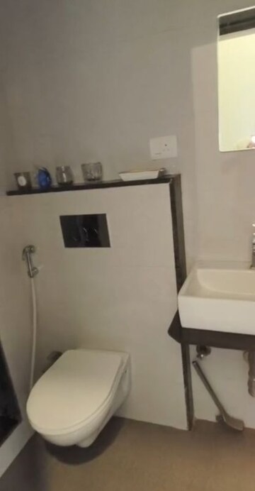 Bathroom in 3 BHK Apartment at Shreeji Atlantis, Malad West – for Rent