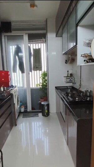 Kitchen in 3 BHK Apartment at Shreeji Atlantis, Malad West – for Rent