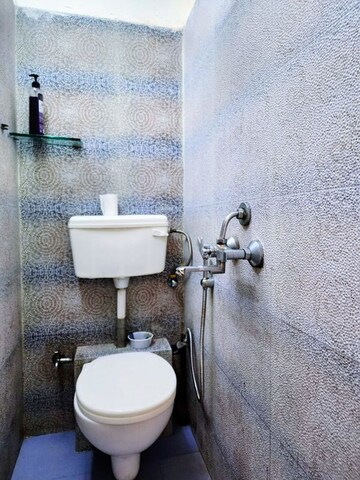 Bathroom in 3 BHK Apartment at Pramukh Heights, Andheri West – for Rent