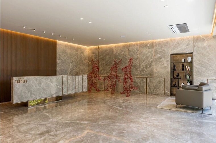Living Room, swati-trinity Commercial Office Space 764 Sq.Ft. In Shela Ahmedabad 10003460