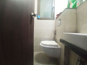 Bathroom in 1 BHK Apartment at Lodha Casa Viva, Majiwada – for Rent