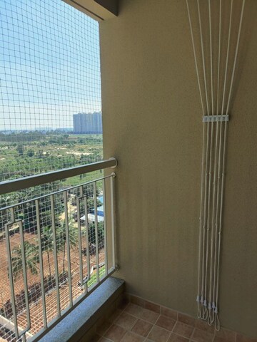 Balcony in 2 BHK Apartment at Sobha Dream Gardens, Thanisandra Main Road – for Rent