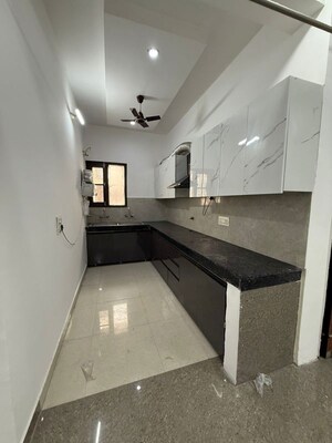 Kitchen in 3 BHK Builder Floor at Dhakoli – for Rent