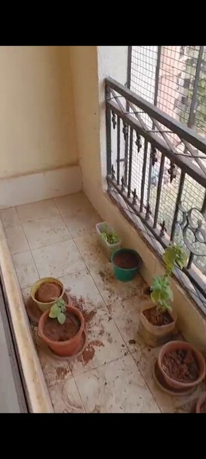 Balcony in 1 BHK Apartment at Harshail Flamingo Apartments, Malad West – for Rent