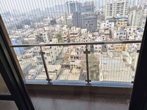 Balcony in 2 BHK Apartment at Unique Youtopia, Kharadi – for Rent