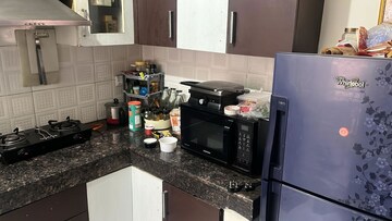Kitchen in 3 BHK Apartment at Geotech Pristine Avenue, Sector 16c Greater Noida – for Rent