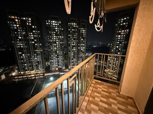 Balcony in 1 BHK Apartment at Regency Anantam, Dombivli East – for Rent