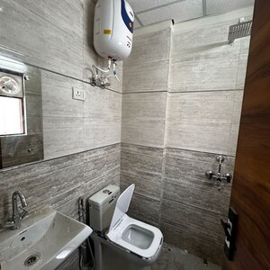 Bathroom in 1 RK Builder Floor at Sushant Lok I – for Rent