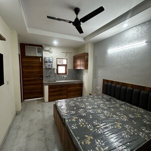 Kitchen in 1 RK Builder Floor at Sushant Lok I – for Rent