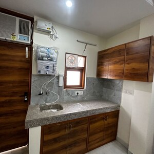 Kitchen in 1 RK Builder Floor at Sushant Lok I – for Rent