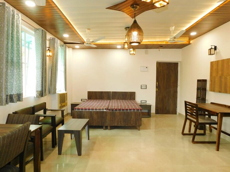 Living Room, green park extension Studio 400 Sq.Ft. Builder Floor In Green Park Extension Delhi 10003686