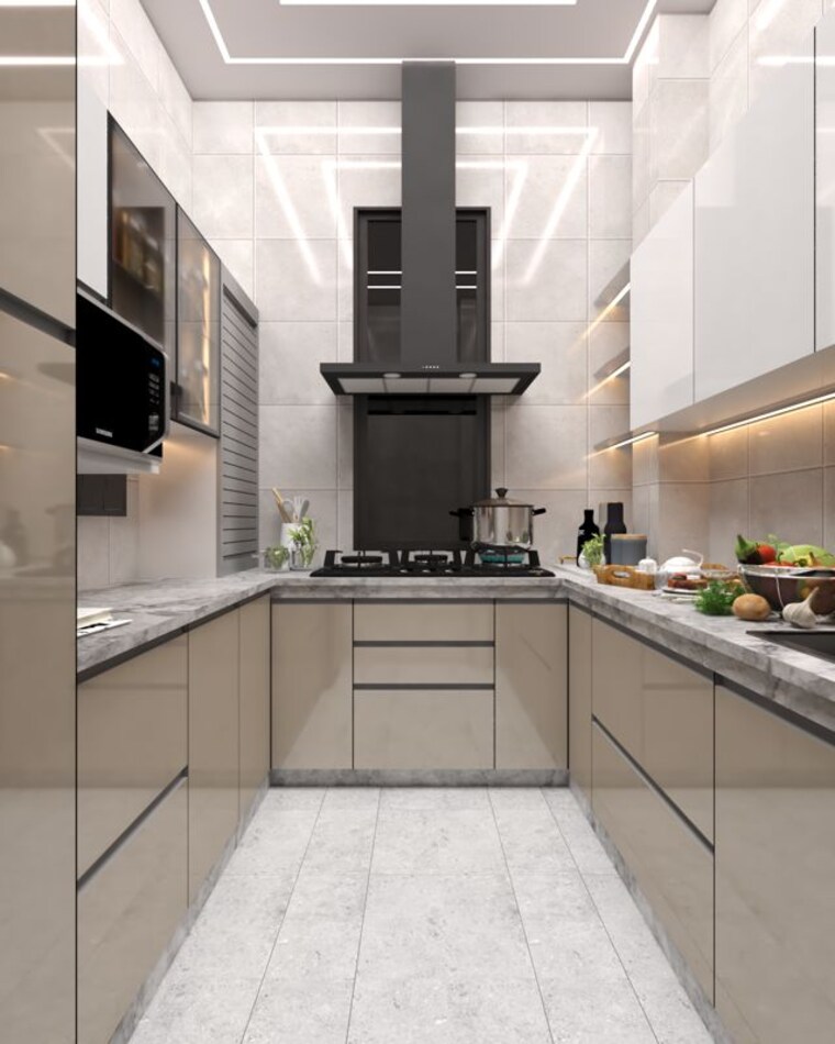 Kitchen, saraswati vihar 6+ Bedroom 1250 Sq.Ft. Independent House In Saraswati Vihar Delhi 10003789