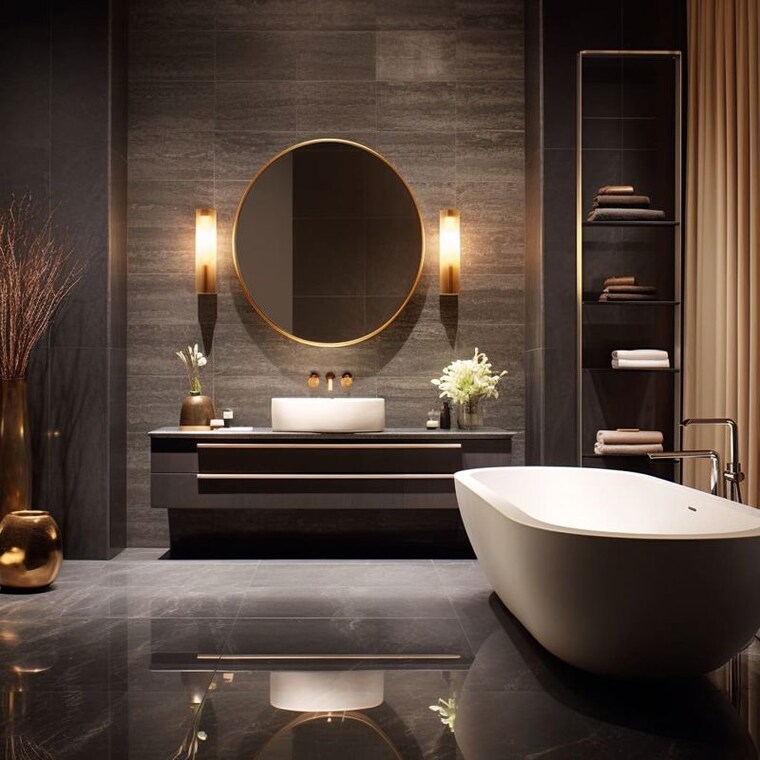 Bathroom, saraswati vihar 6+ Bedroom 1250 Sq.Ft. Independent House In Saraswati Vihar Delhi 10003789