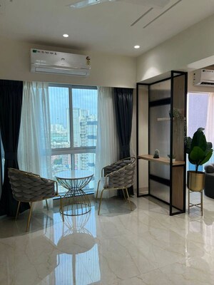 Living Room in 3 BHK Apartment at Oxford Navrang Oasis, Goregaon West – for Rent