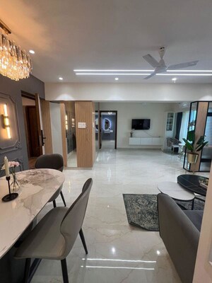 Living Room in 3 BHK Apartment at Oxford Navrang Oasis, Goregaon West – for Rent