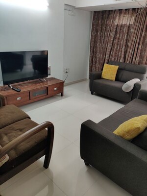Living Room in 2 BHK Apartment at Mantri Serene, Goregaon East – for Rent