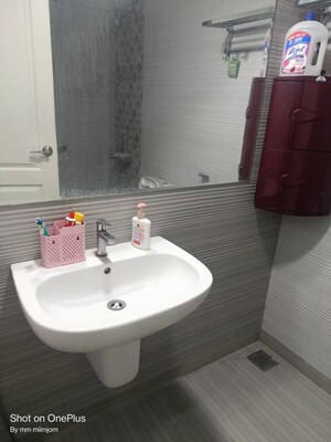 Bathroom in 2 BHK Apartment at Kumar Palmspring Towers, Undri – for Sale