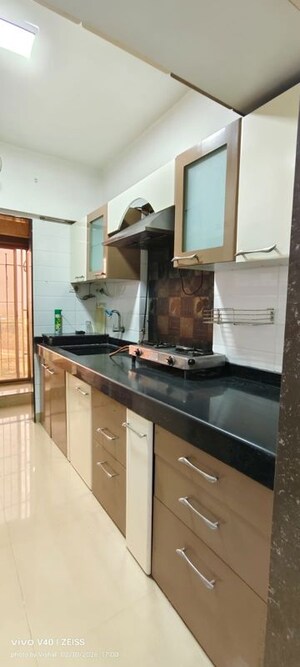 Kitchen in 2 BHK Apartment at Palacia Kingston, Thane West – for Rent