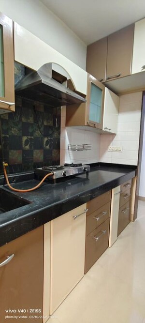 Kitchen in 2 BHK Apartment at Palacia Kingston, Thane West – for Rent