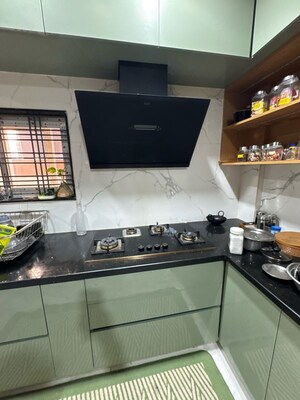 Kitchen in 1.5 BHK Villa at Chitrapuri Colony, Manikonda – for Rent