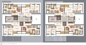 Floor Plan in 2 BHK Apartment at Kumar Princetown, Undri – for Sale