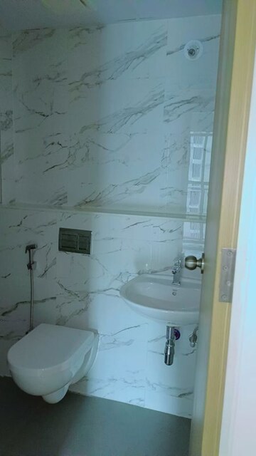 Bathroom in 3 BHK Apartment at Lodha Codename Secret 9, Majiwada – for Rent