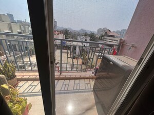 Balcony in 1 BHK Apartment at Wadgaon Sheri – for Rent