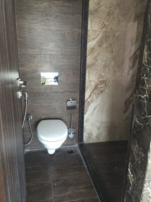 Bathroom in 3 BHK Apartment at Santacruz West – for Rent