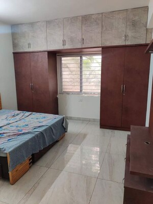 Bedroom in 3 BHK Apartment at Muppas Aishwarya Condos, Narsingi – for Rent