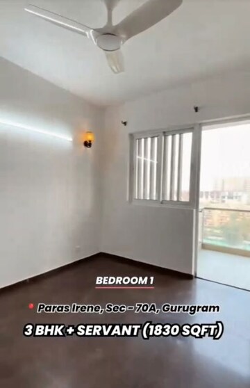 Room in 3 BHK Apartment at Paras Irene, Sector 70a – for Rent