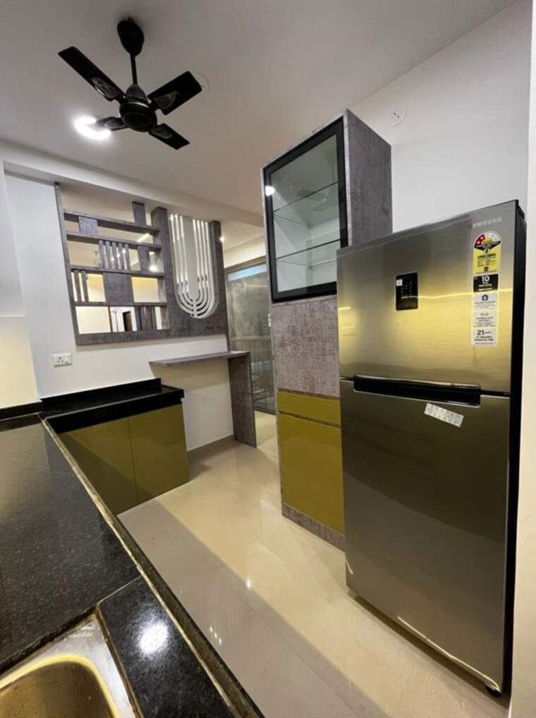 Kitchen, skyi-manas-lake 2 Bedroom 900 Sq.Ft. Builder Floor In Bhukum Pune 10004029