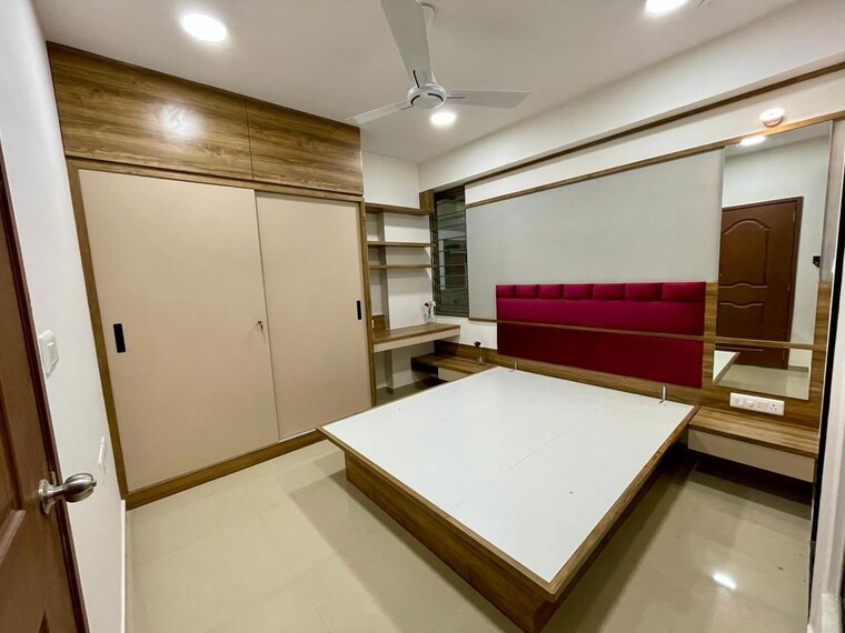 Master Bedroom, skyi-manas-lake 2 Bedroom 900 Sq.Ft. Builder Floor In Bhukum Pune 10004029
