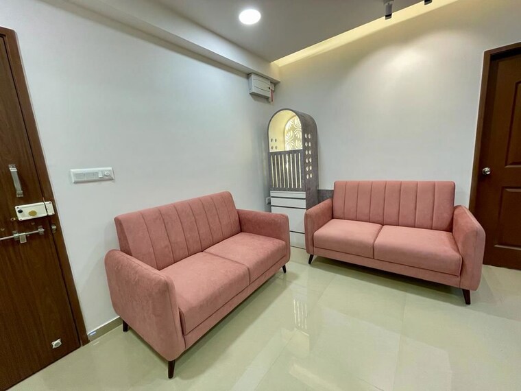 Living Room, skyi-manas-lake 2 Bedroom 900 Sq.Ft. Builder Floor In Bhukum Pune 10004029