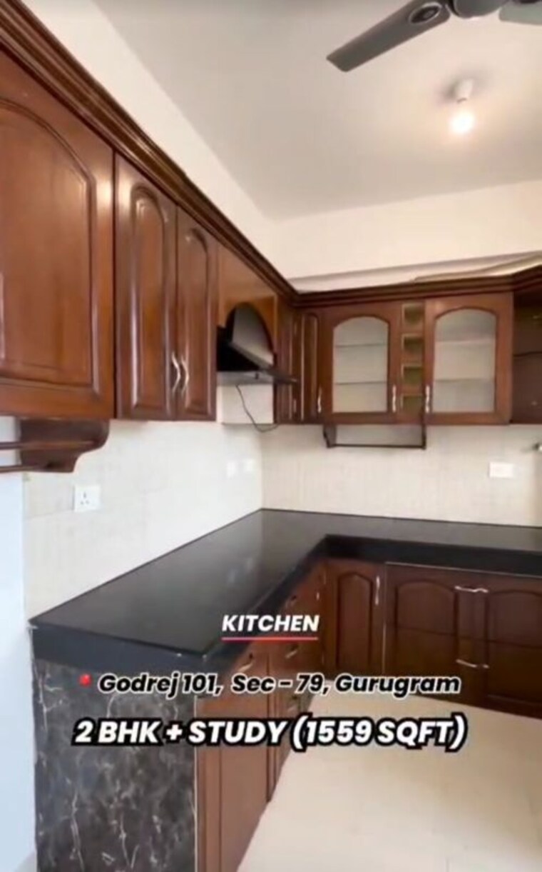 Kitchen, godrej-101 2 Bedroom 1559 Sq.Ft. Apartment In Sector 79 Gurgaon 10004101