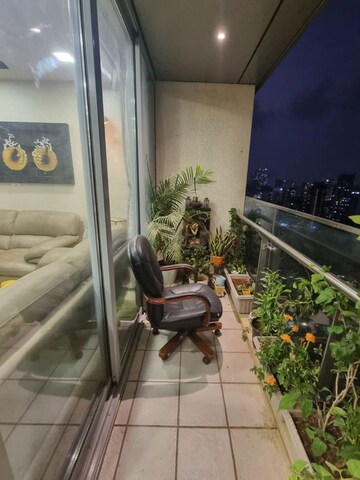 Balcony in 3 BHK Apartment at Oberoi Exquisite Goregaon, Goregaon East – for Rent