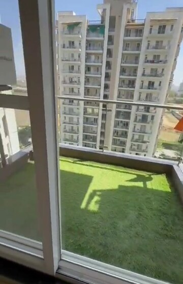 Balcony in 3 BHK Apartment at Microtek Greenburg, Sector 86 – for Rent