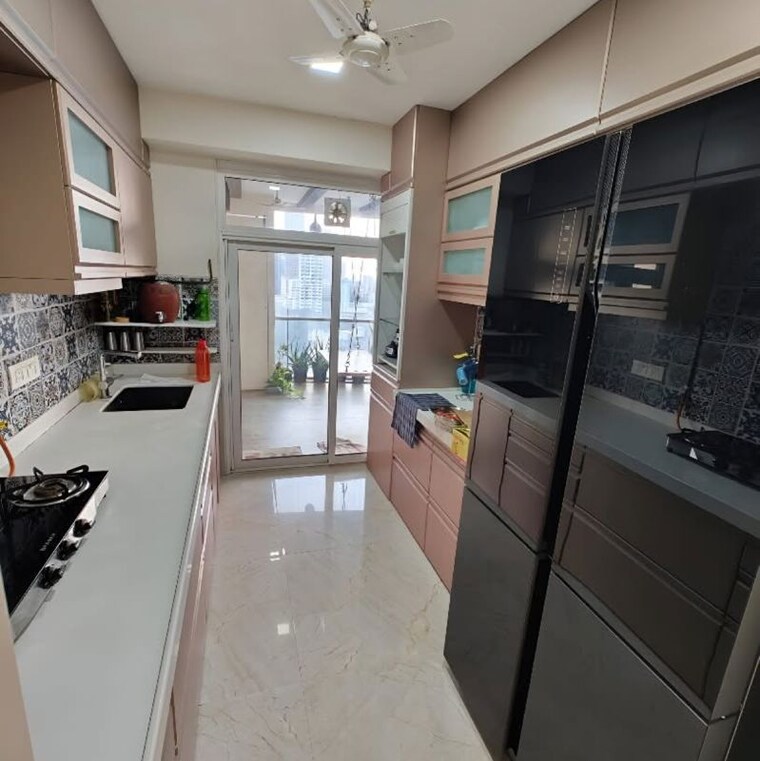 Kitchen, sion 3 Bedroom 1300 Sq.Ft. Apartment In Sion Mumbai 10004423