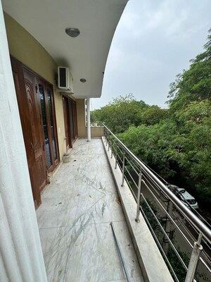 Balcony in 3 BHK Apartment at Angel Mercury, Vaibhav Khand – for Rent