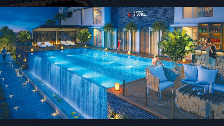 Swimming Pool, ruparel-jewel 3 Bedroom 2267 Sq.Ft. Apartment In Wadala Mumbai 10004683