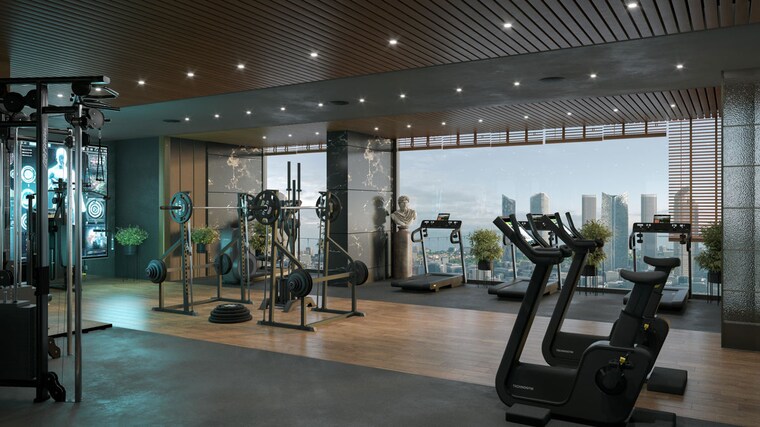 Gym, sobha-inizio 3 Bedroom 1021 Sq.Ft. Apartment In Parel Mumbai 10004902