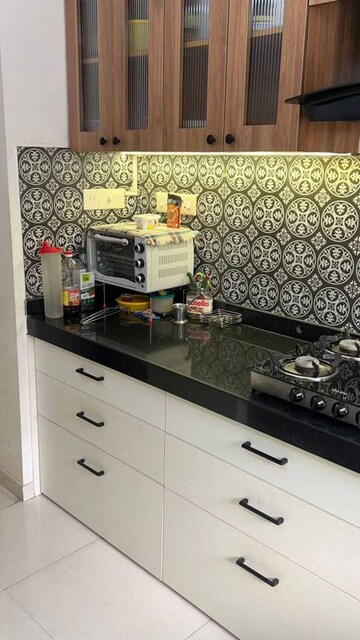 Kitchen in 2 BHK Apartment at Lodha Amara, Kolshet Road – for Rent