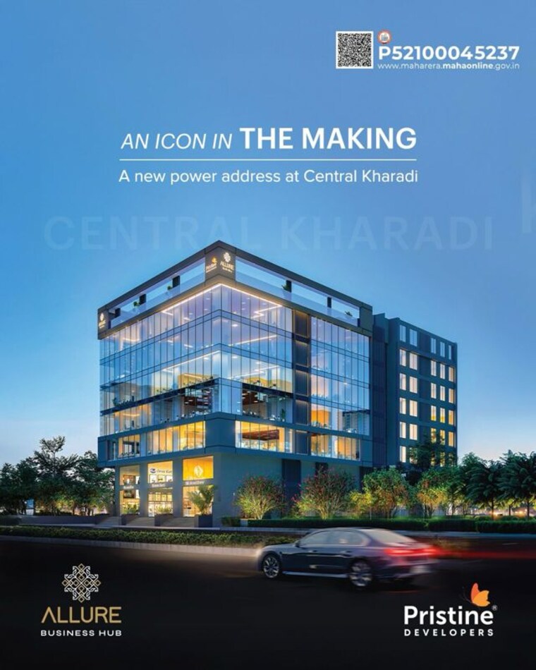 Exterior View, magarpatta city 3.5 Bedroom 1696 Sq.Ft. Apartment In Magarpatta City Pune 10005024